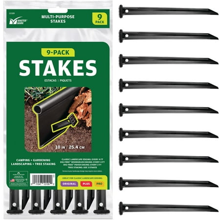 Garden Stakes 10" Plastic 9pk.