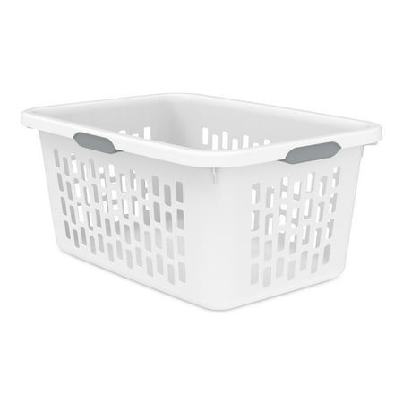 Laundry Basket 2 Bushel White