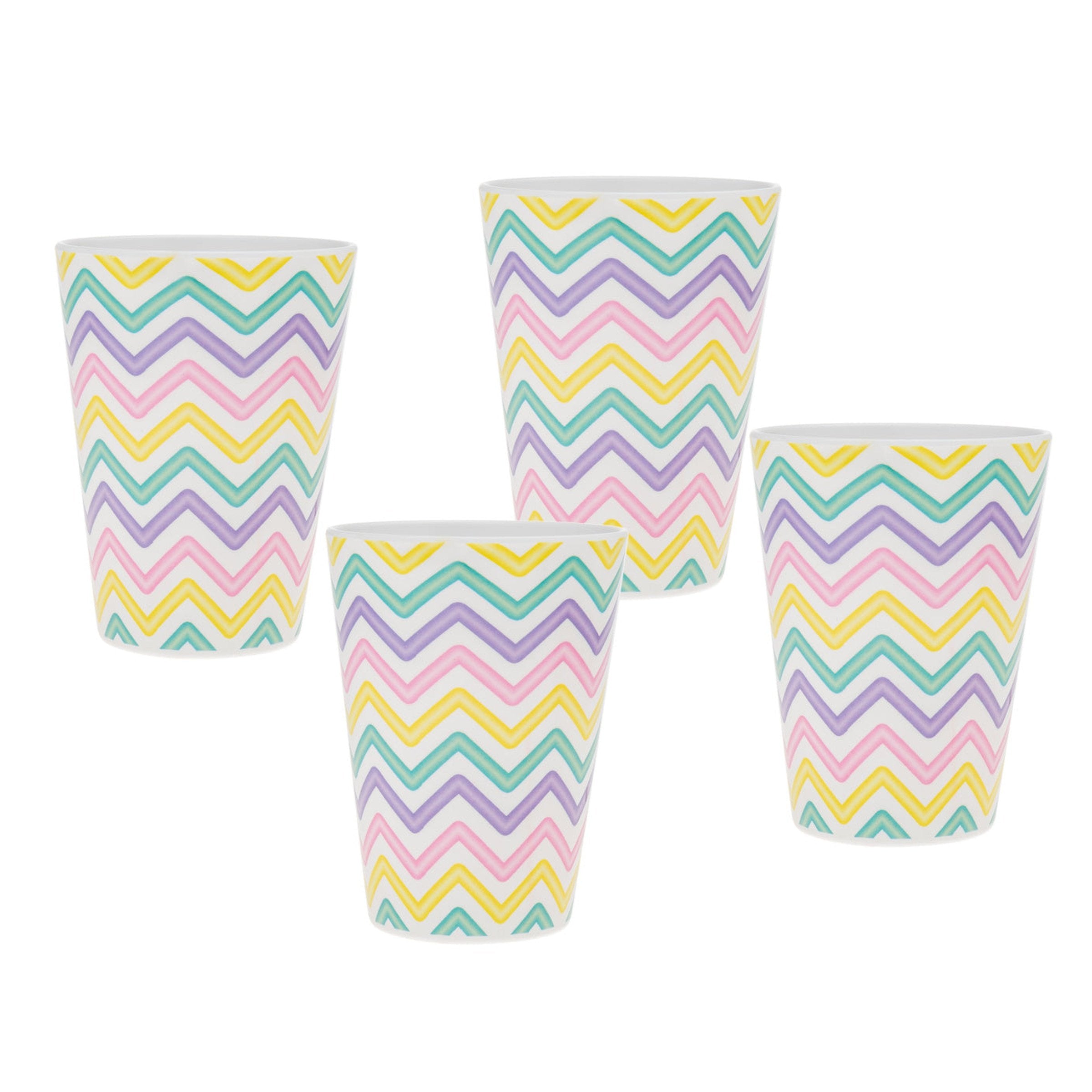 Zig Zag Tumbler Melamine 1ct