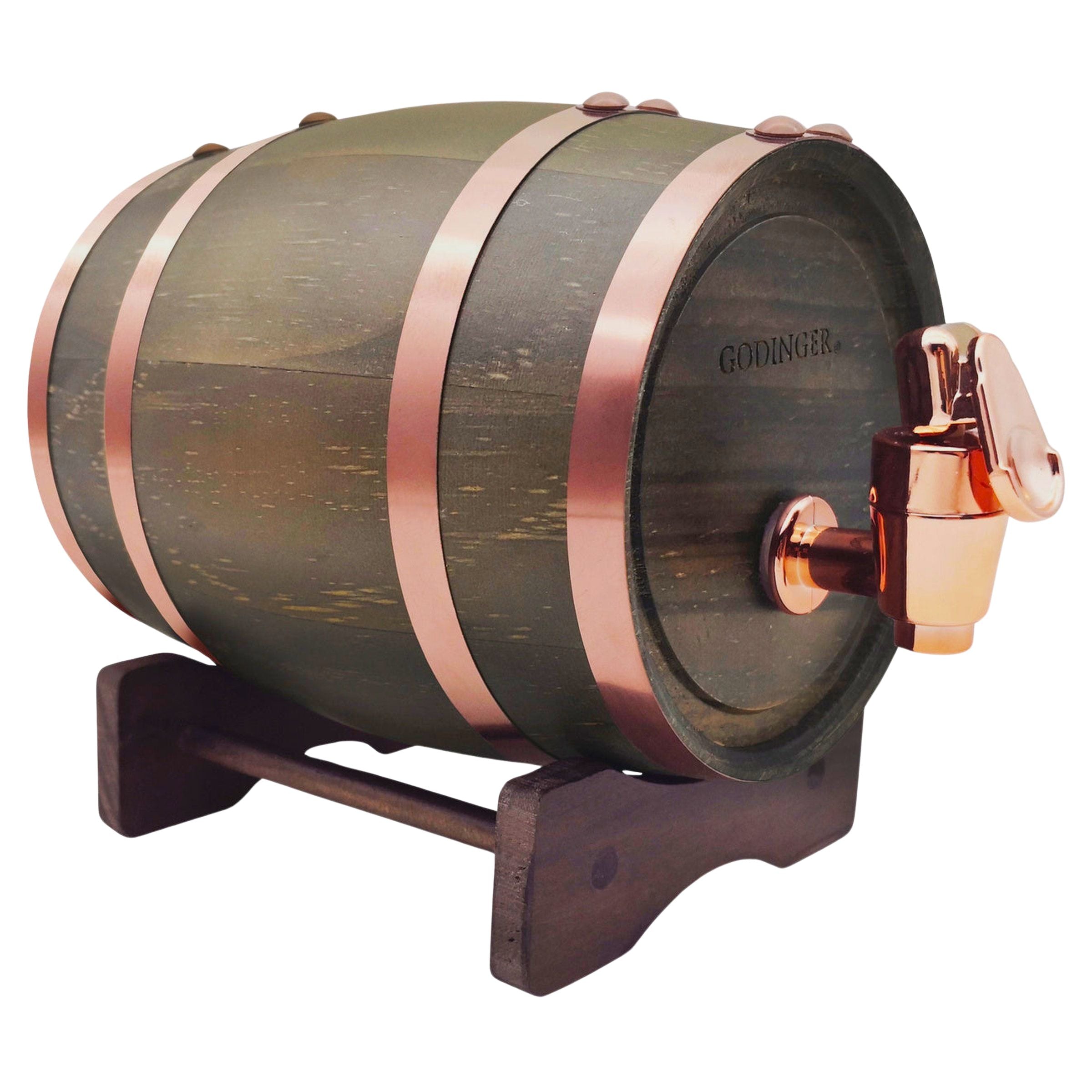 Wood Barrel Dispenser