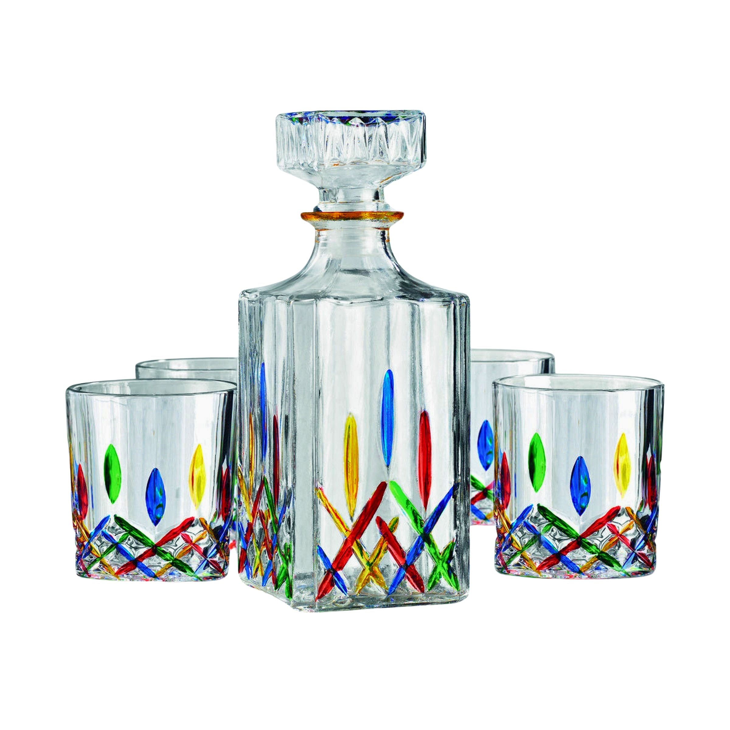Venice Decanter s/5 Colored