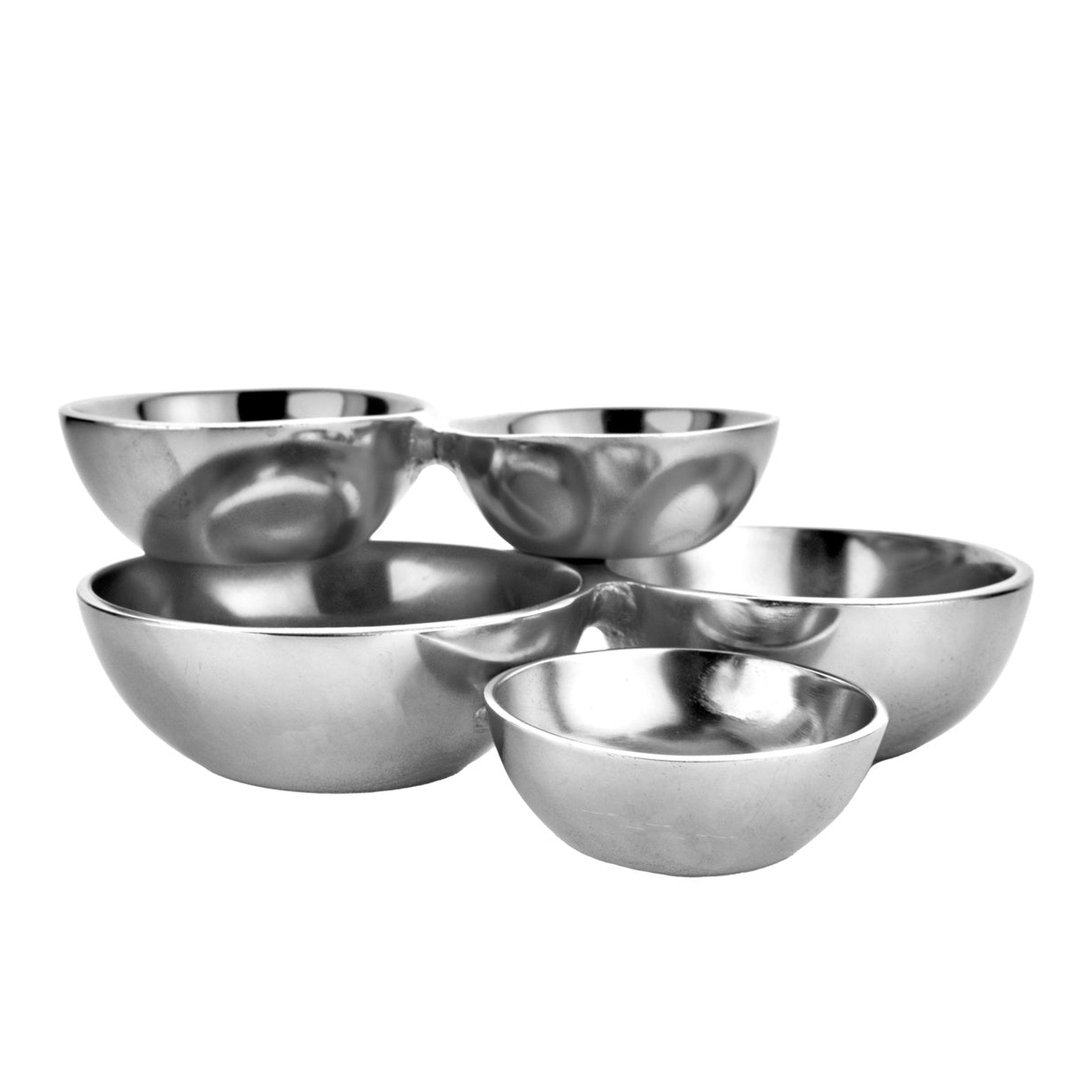 Cluster Candy Bowl Sml Silver