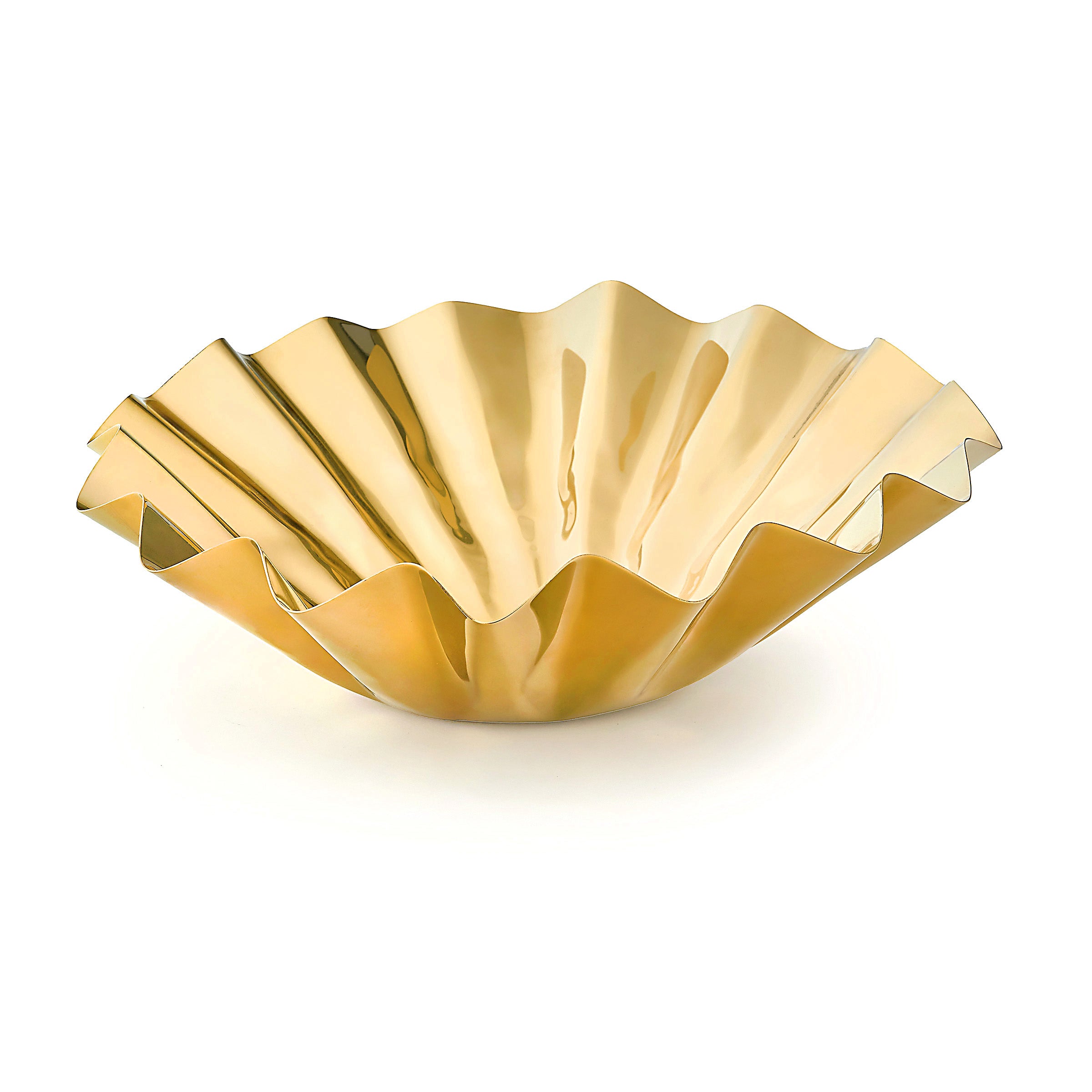 Cerro Slant Platter 13" Gold