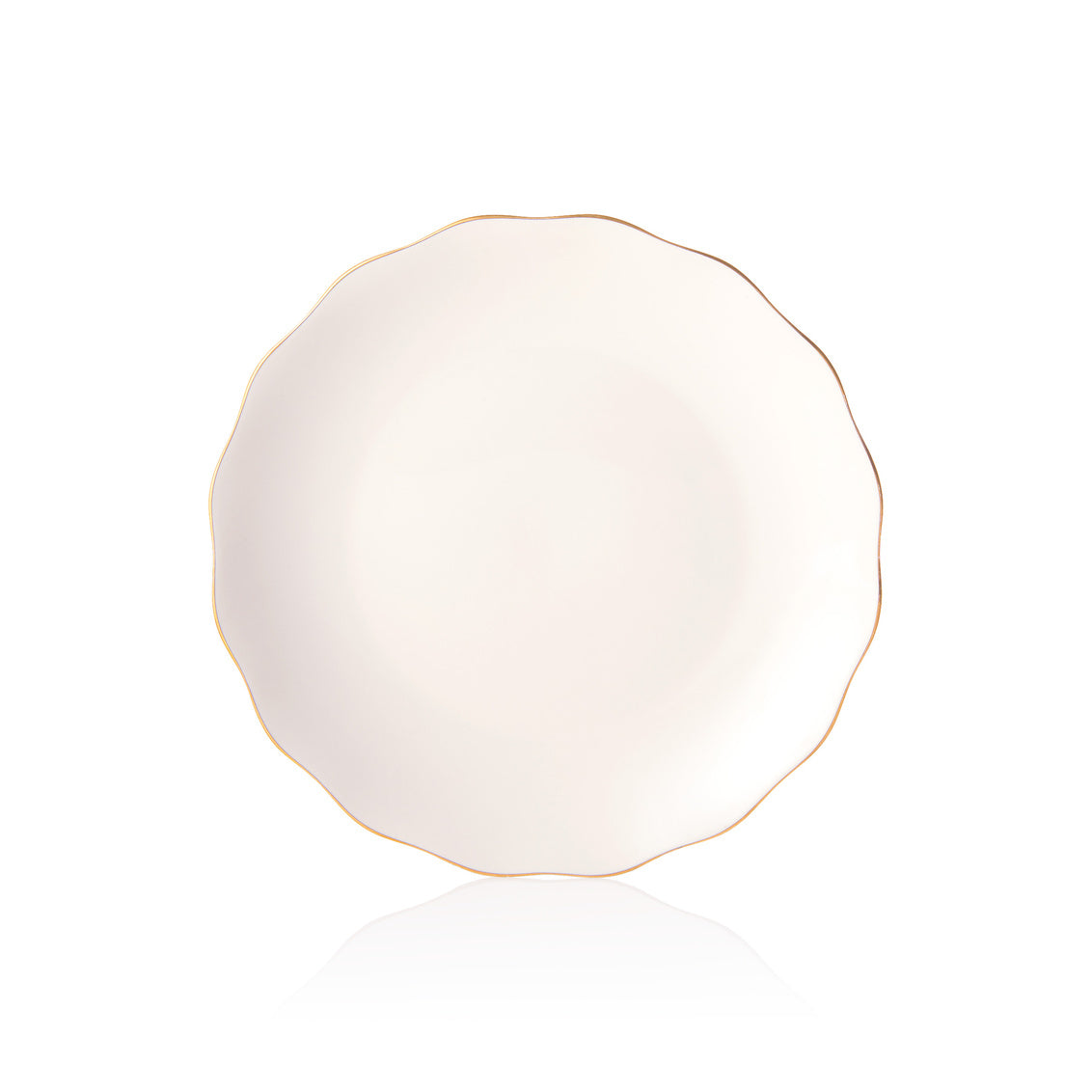 Checkered Black Plates 8" s/4