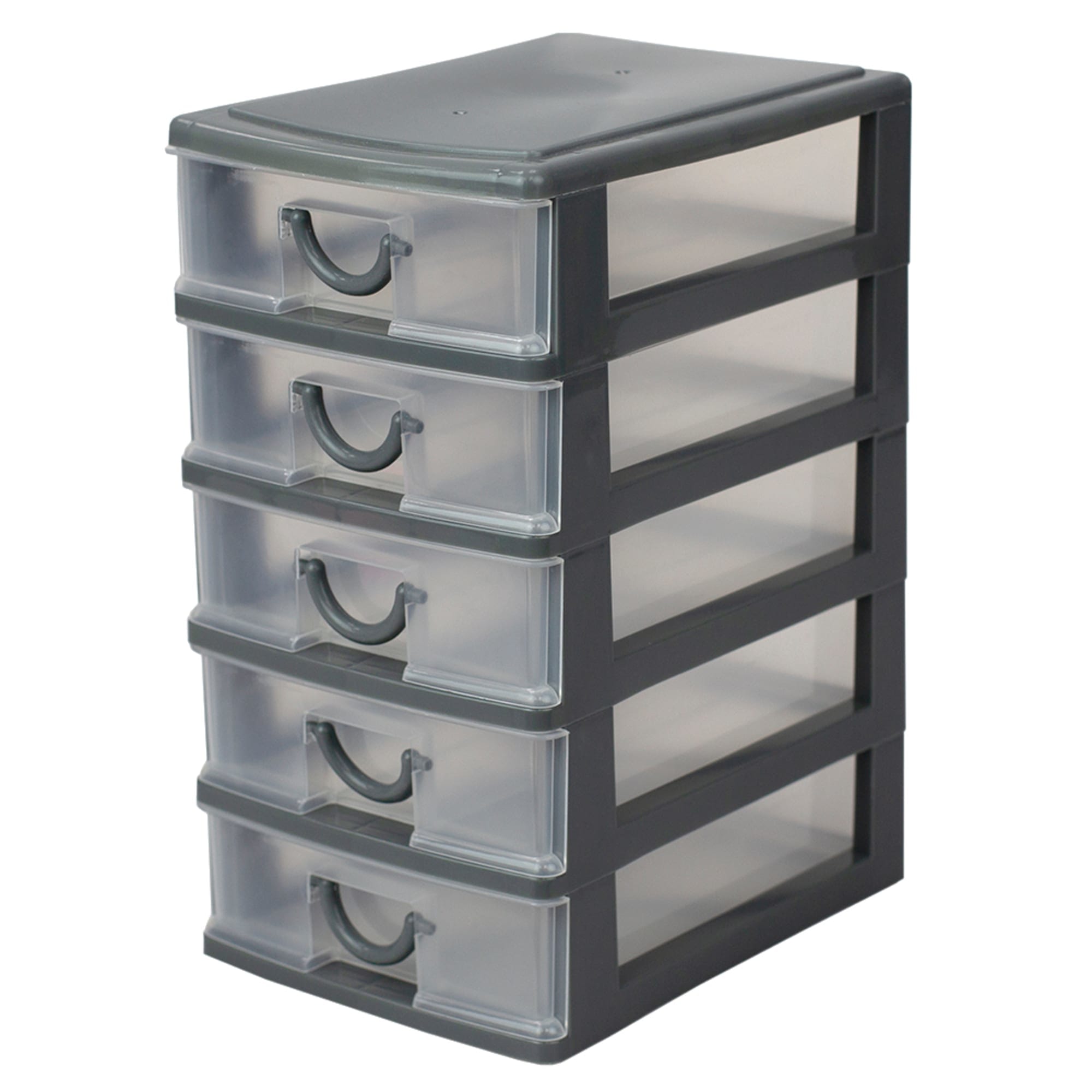 mini Stackable 3-Drawer GREY