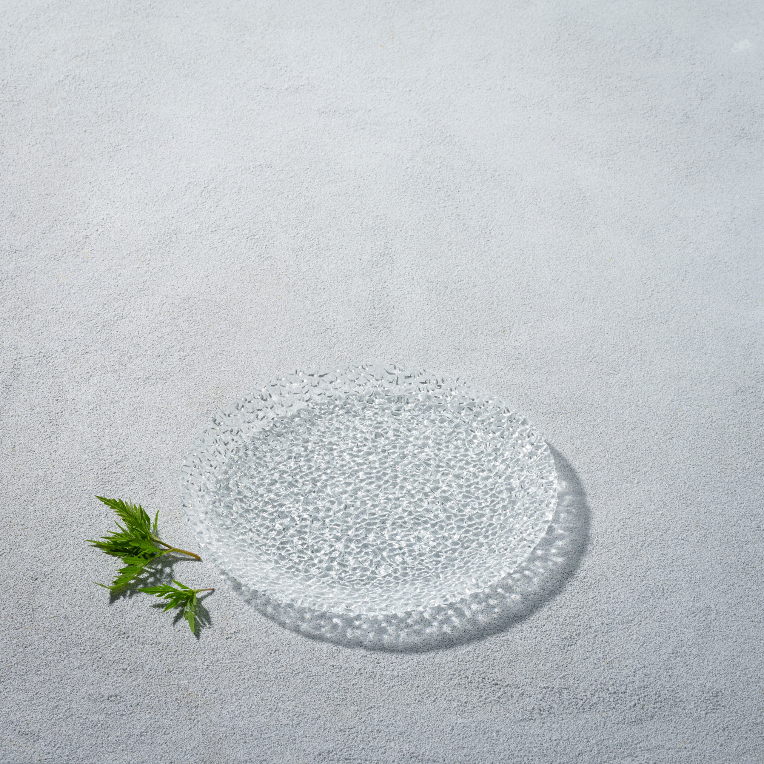 Glamour_Glass Salad Plate 8.5