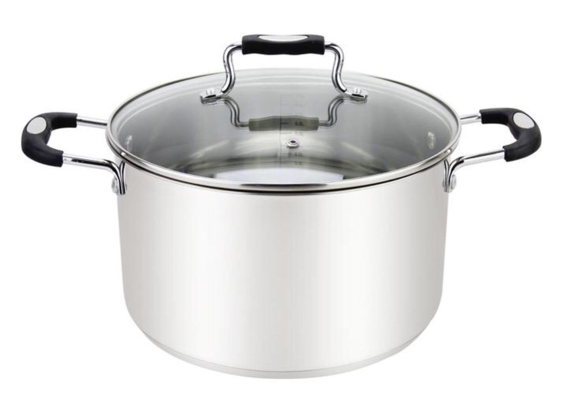 20qt SS Stockpot Urban-Black