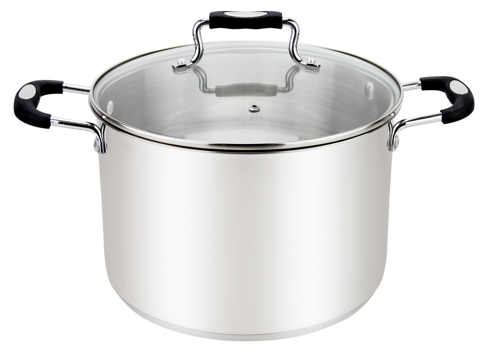 12.5qt SS Stockpot Urban-Black