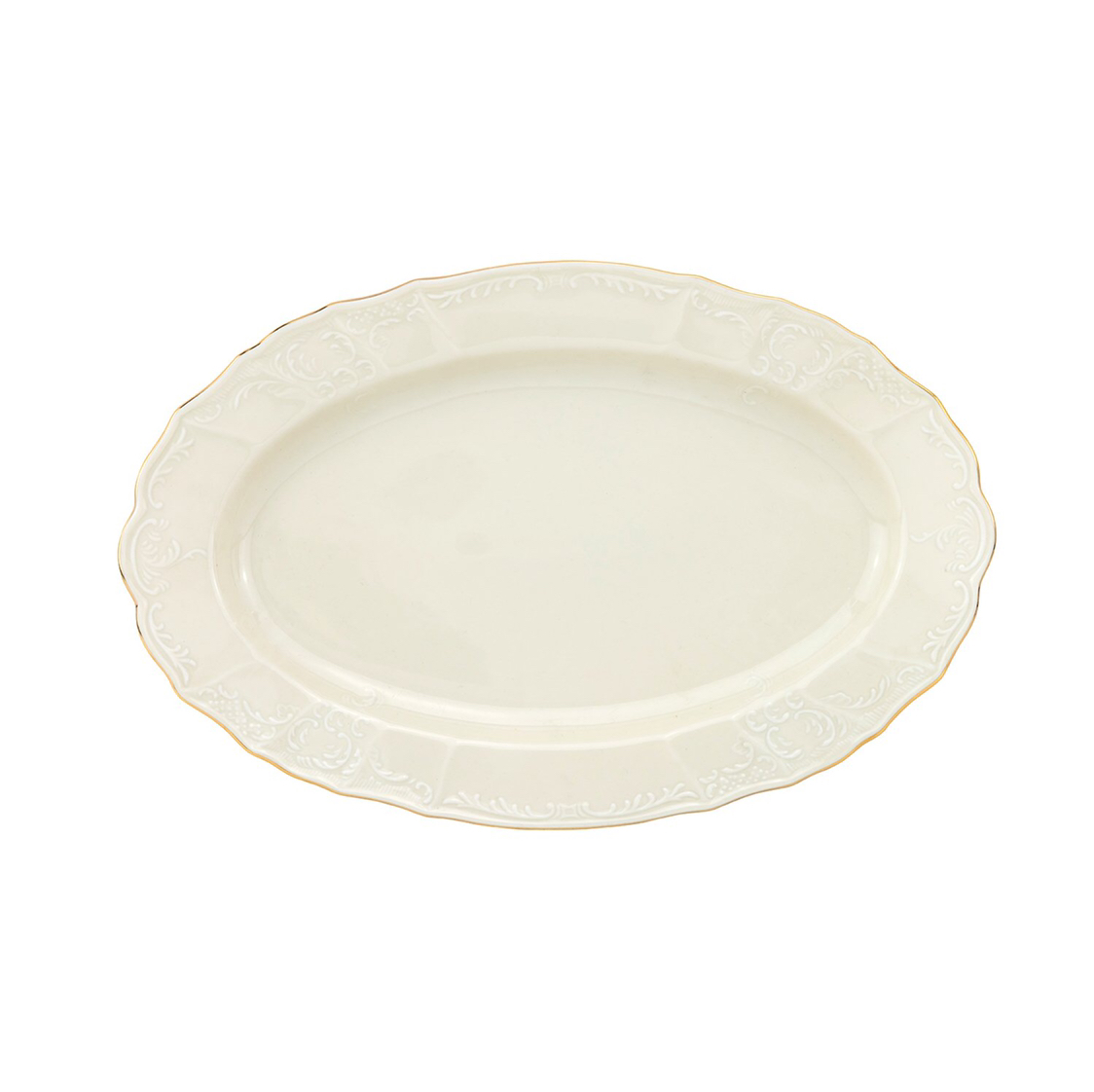 Bernadotte Ivory/Gold Platter