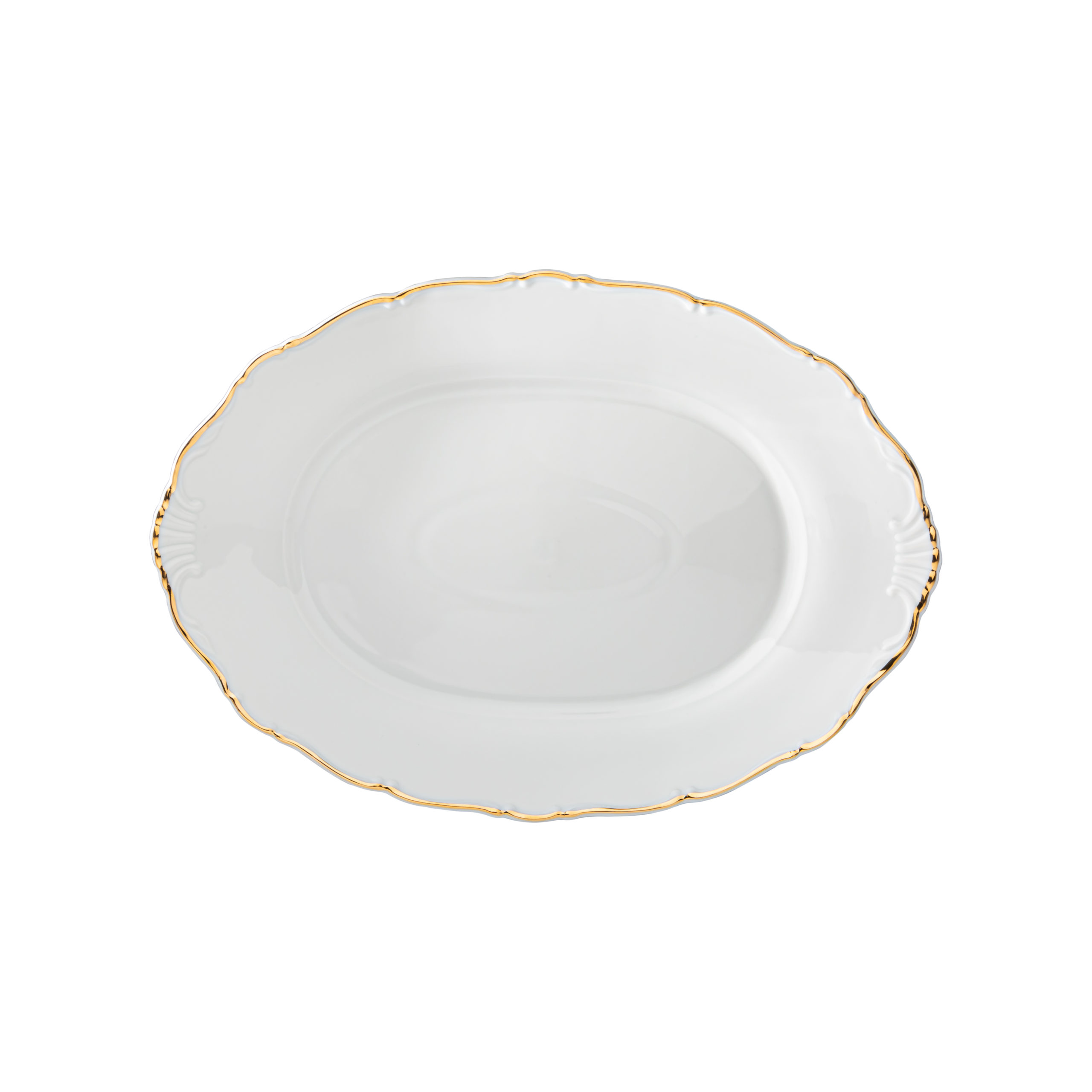 Ophelia Gold 14" Oval Serving