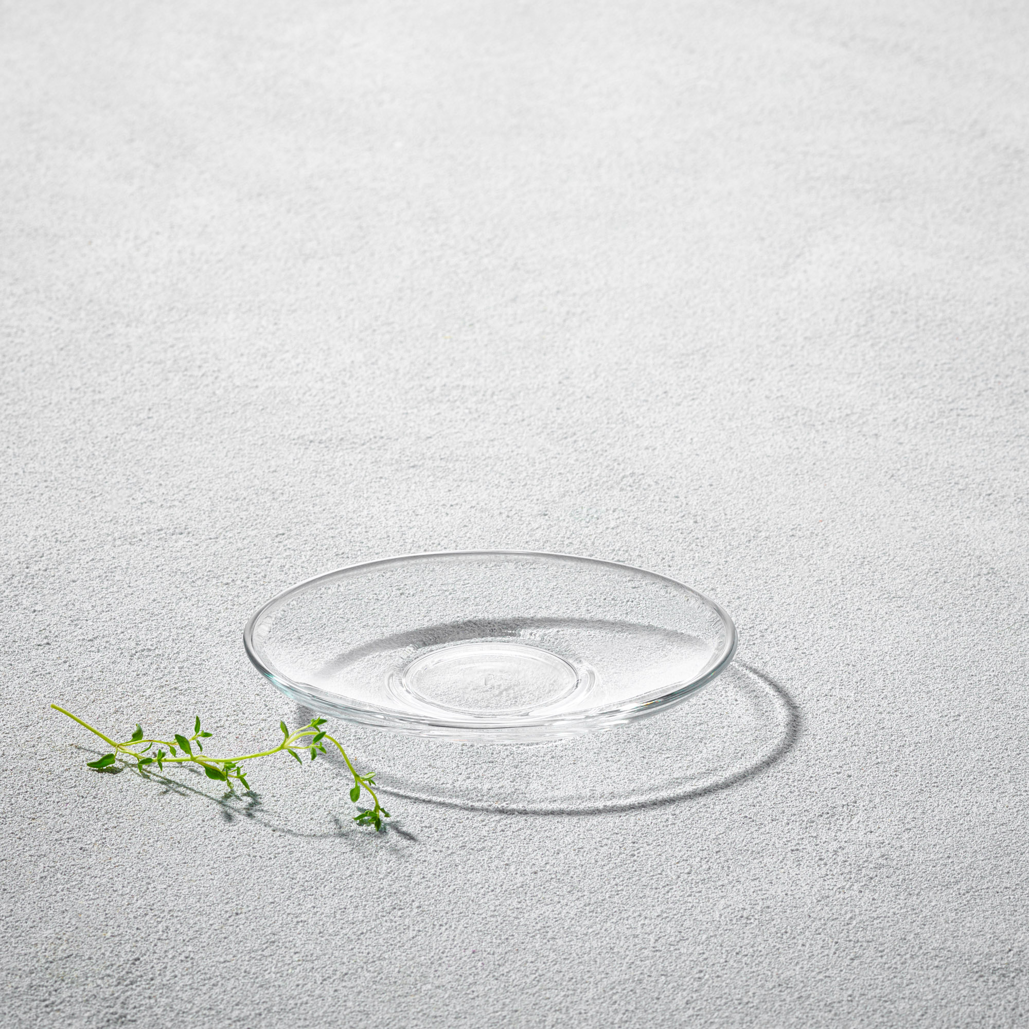 Glass Saucer Asena 4.5x3.75