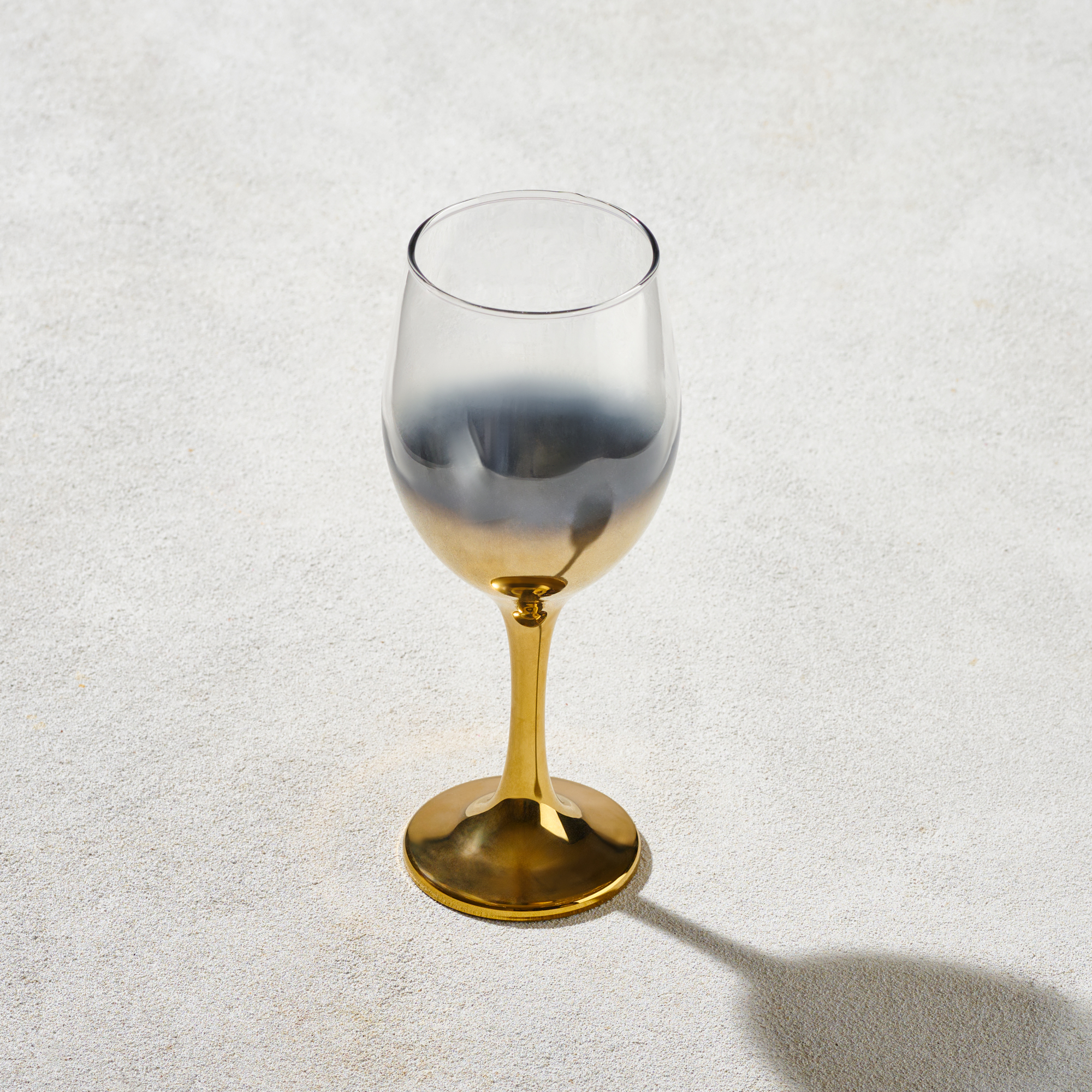 Stem Goblet 14oz Ombre Gold