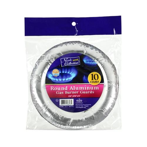 Foil Burner Bib Round Gas 10ct