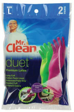 Mr. Clean Duet Glove Large 2pk