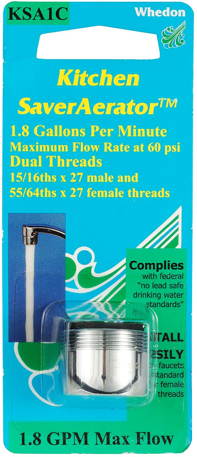 Dual Thread Aerator 1.8gpm