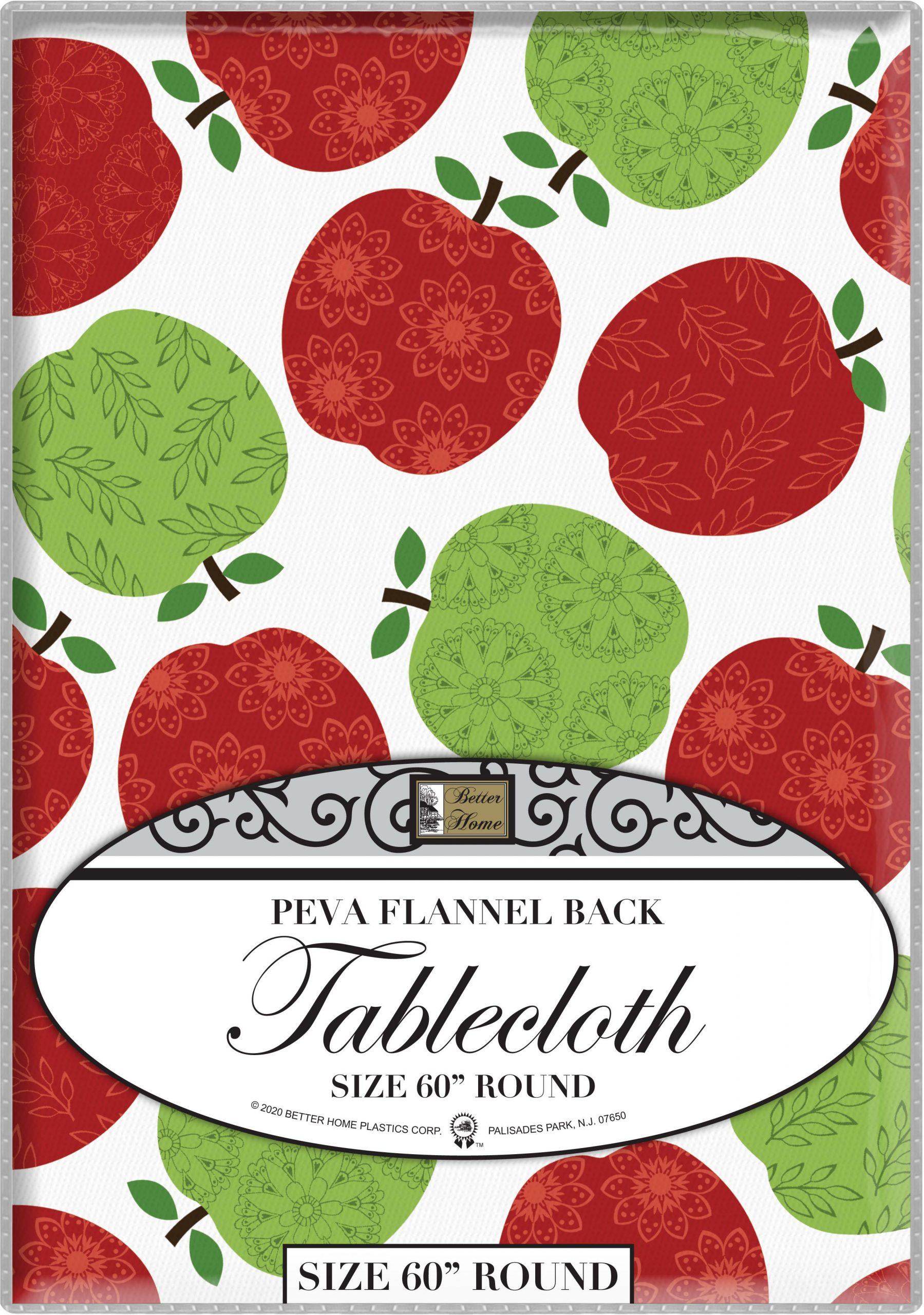 Flannel Tablecloth 60" Round