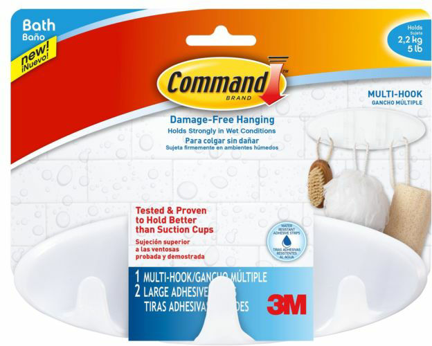 Command Bath Multi Hook