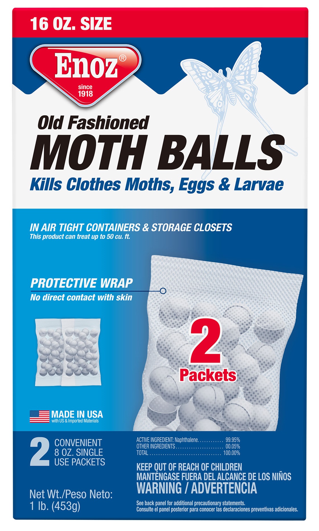 Enoz Old Fashion Moth Ball 1Lb