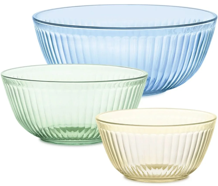 Pyrex Bowl s/3 Tints