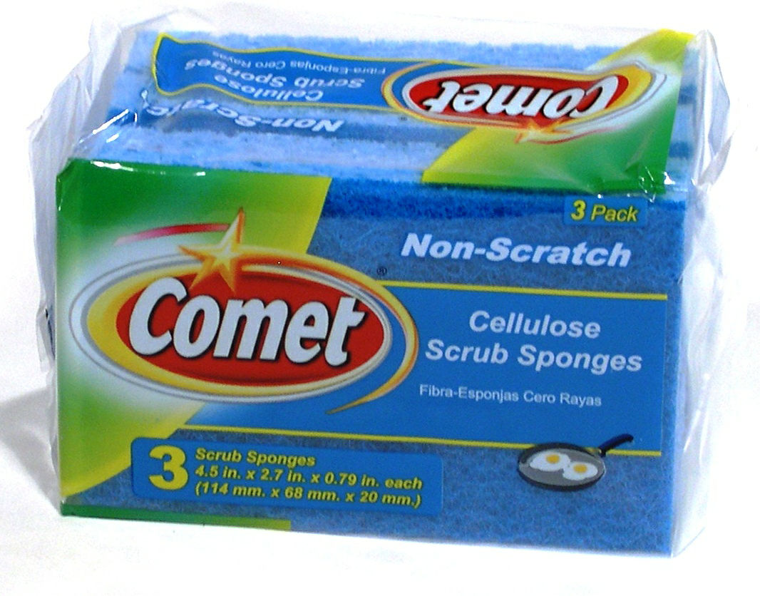 Scrub Sponge Non-Stick Comet 3