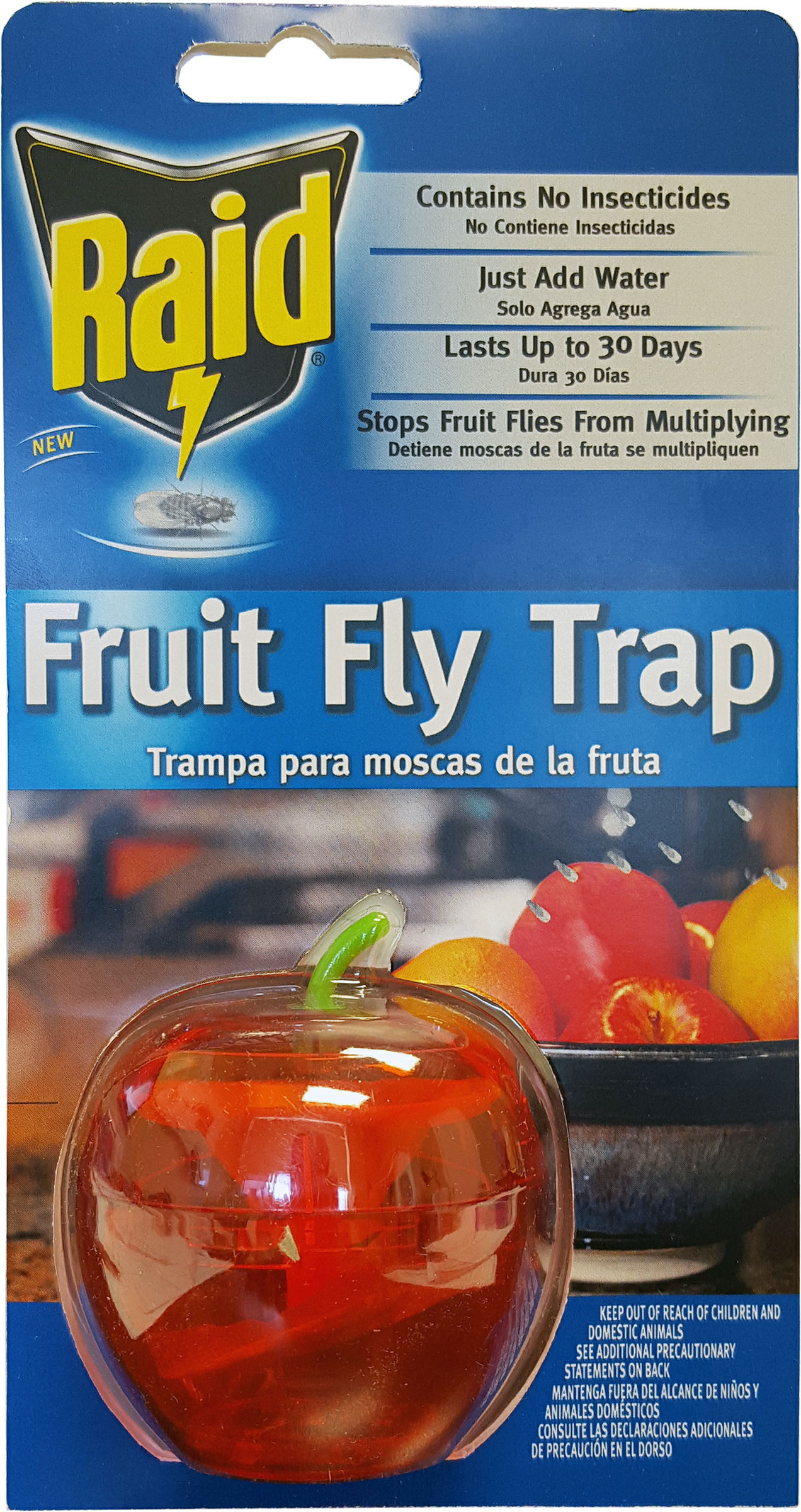 Fruit Fly Trap Apple 1ct Raid