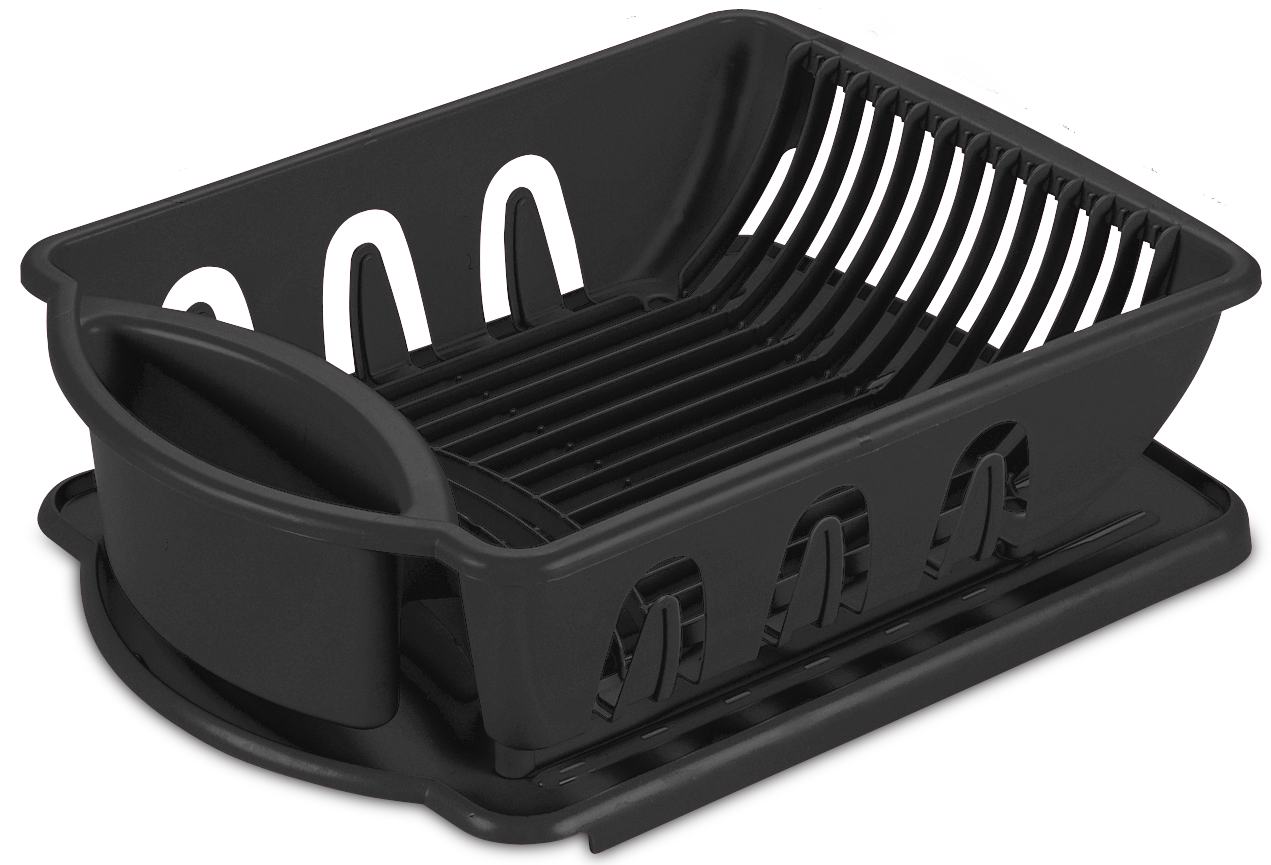 Sterilite 2pc Sink Set Blk