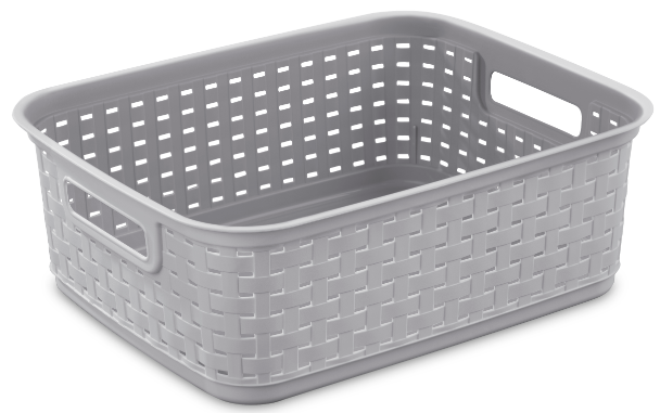 Sterilite Basket Weave Cement