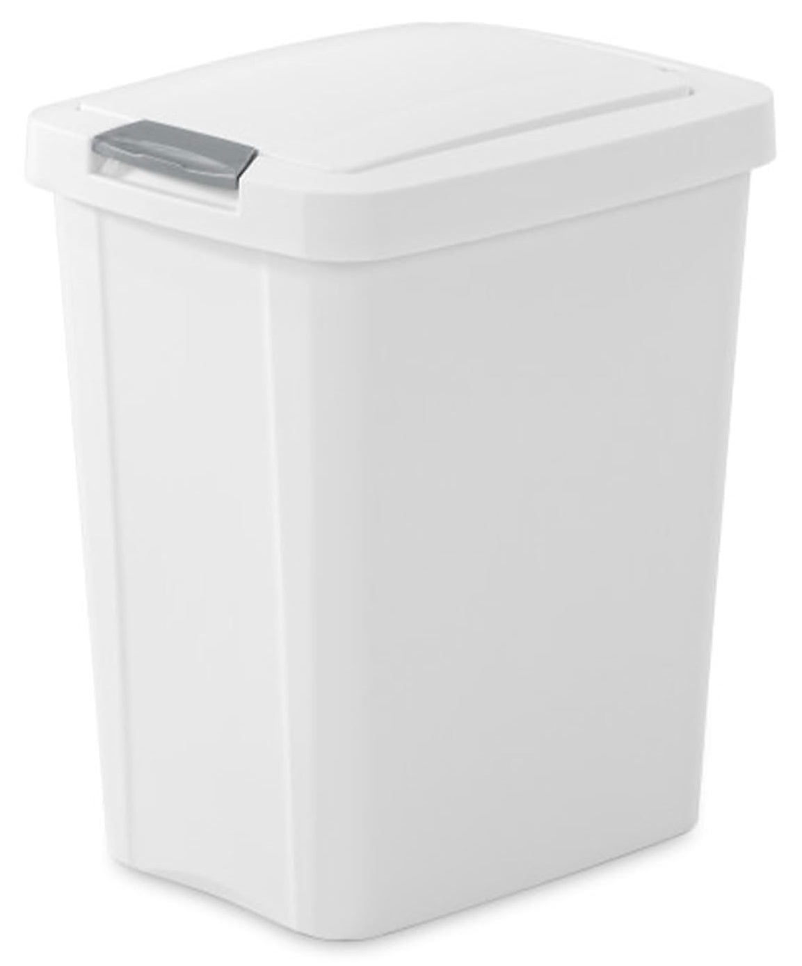 WASTE/COV-30qt-TOUCHTOP- White