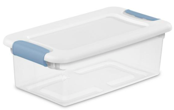 Sterilite Latch Box 6qt. White