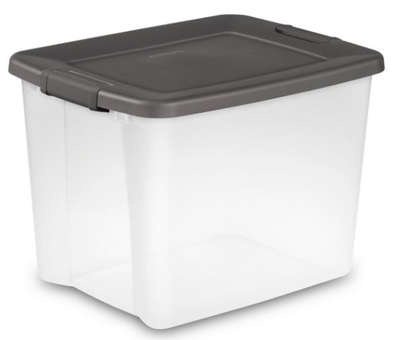 Storage Box 50qt Grey Ster
