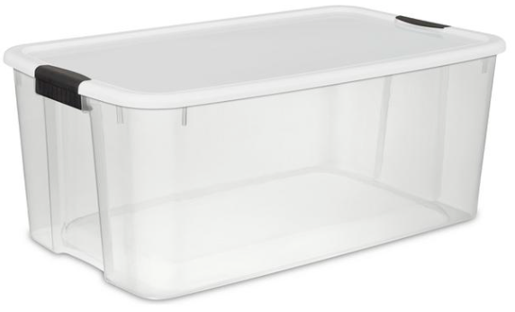 Storage Box 116qt Latch Sterl