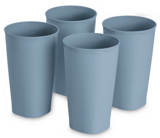 Tumbler 20oz Washed Blue 4ct