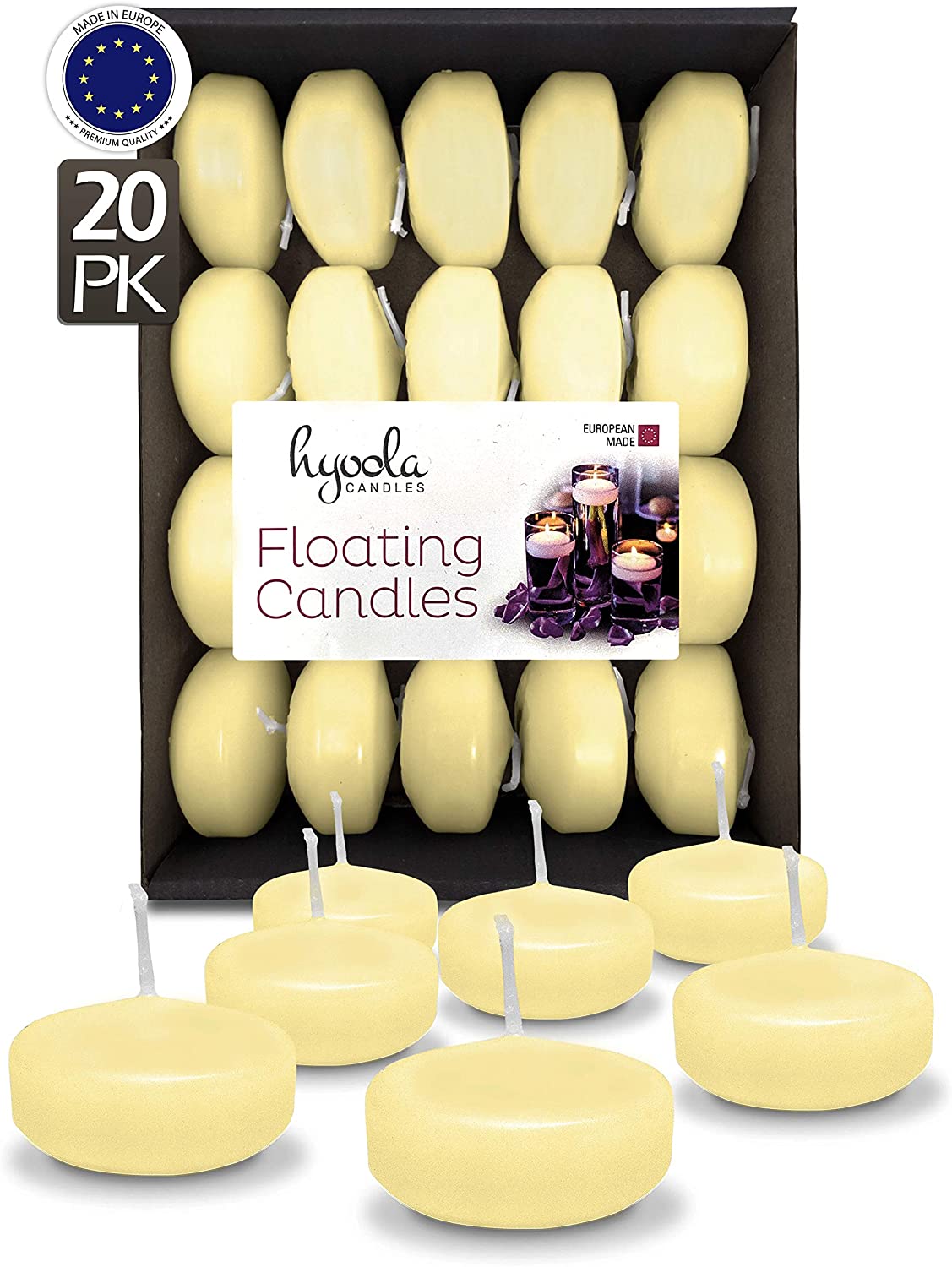 Floating Candle 2" Ivory 20pk