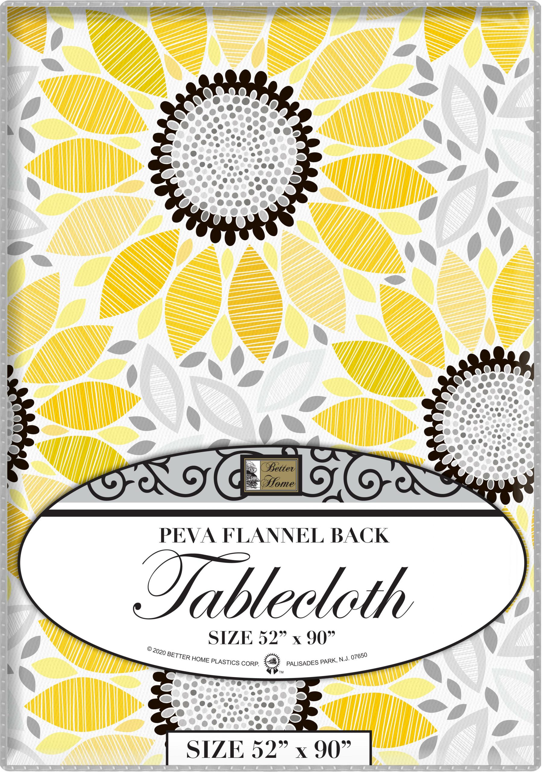 Flannel Tablecloth 52"x90"