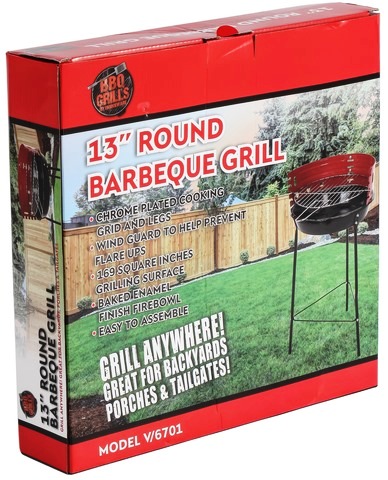 BBQ Grill 13" Round