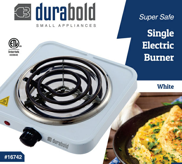 Burner Single 1000w -Durabold