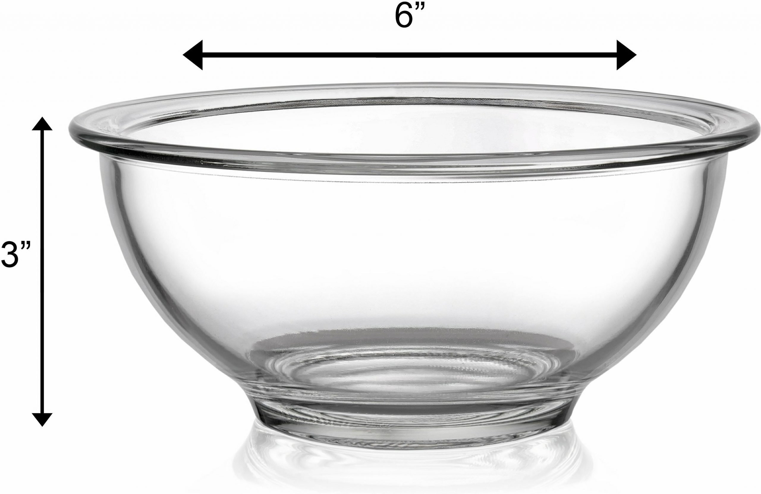 Glass Mixing Bowl 1qt - Bovado