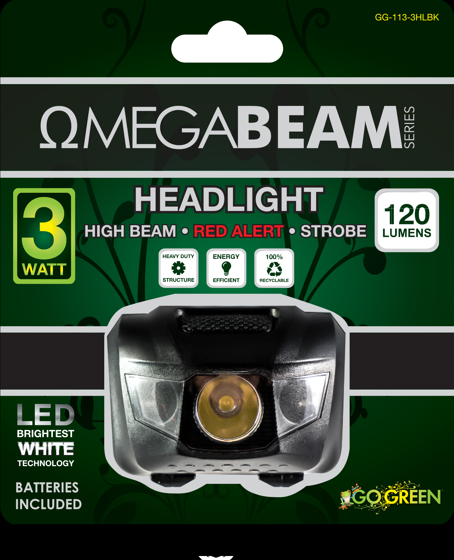 Headlight Mega LED 120L White
