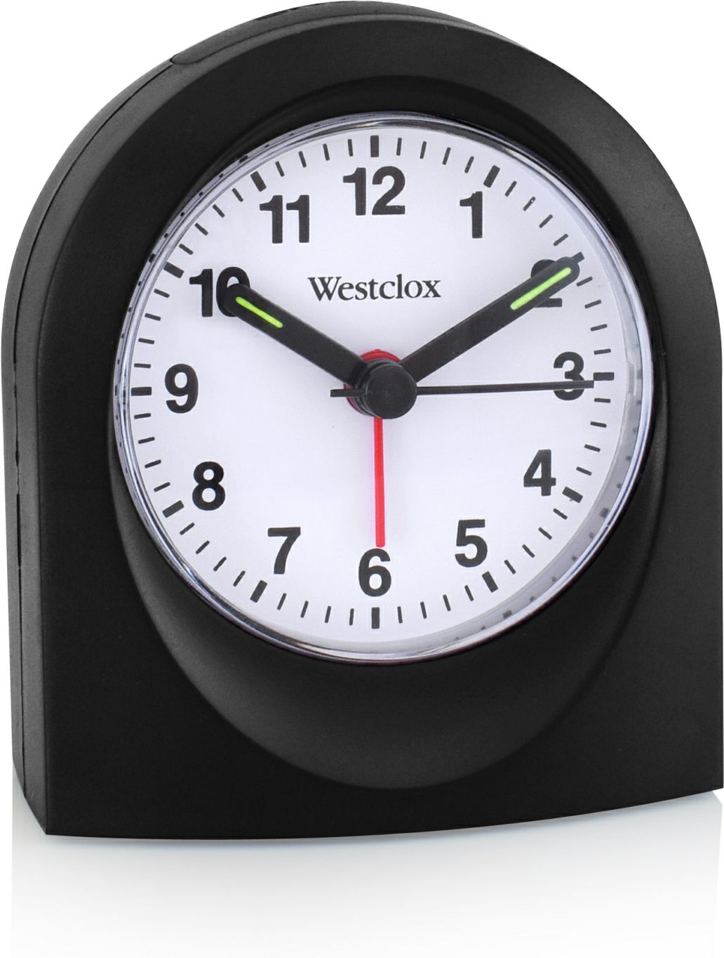 Alarm Clock Batt Dial BLK West