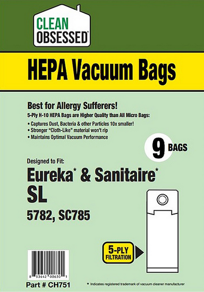 Vac Bag Electrolux Uprite SL 9
