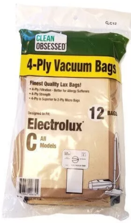 Vac Bag Electrolux Tank C 12ct