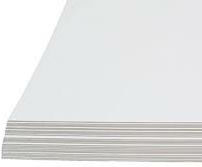 Cardboard 25x34 White