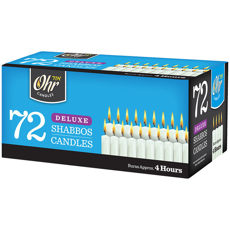 Shabbos Candles 4-hr 72ct
