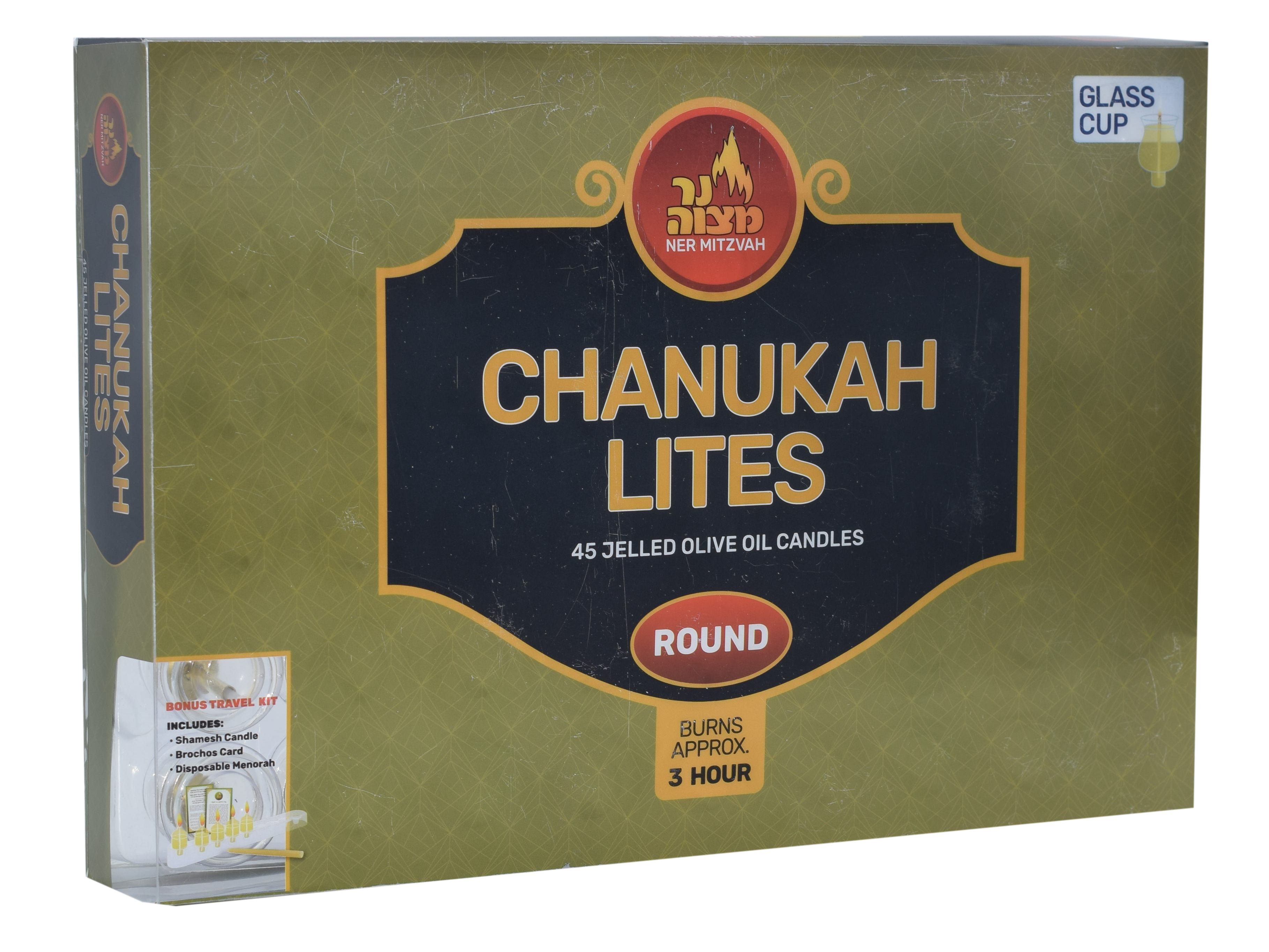 Chanukah Light Jelled 3-hr RND