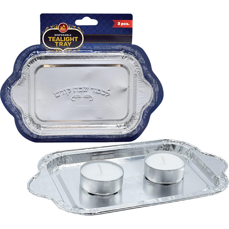 Disposable Tealight Tray 3-pk