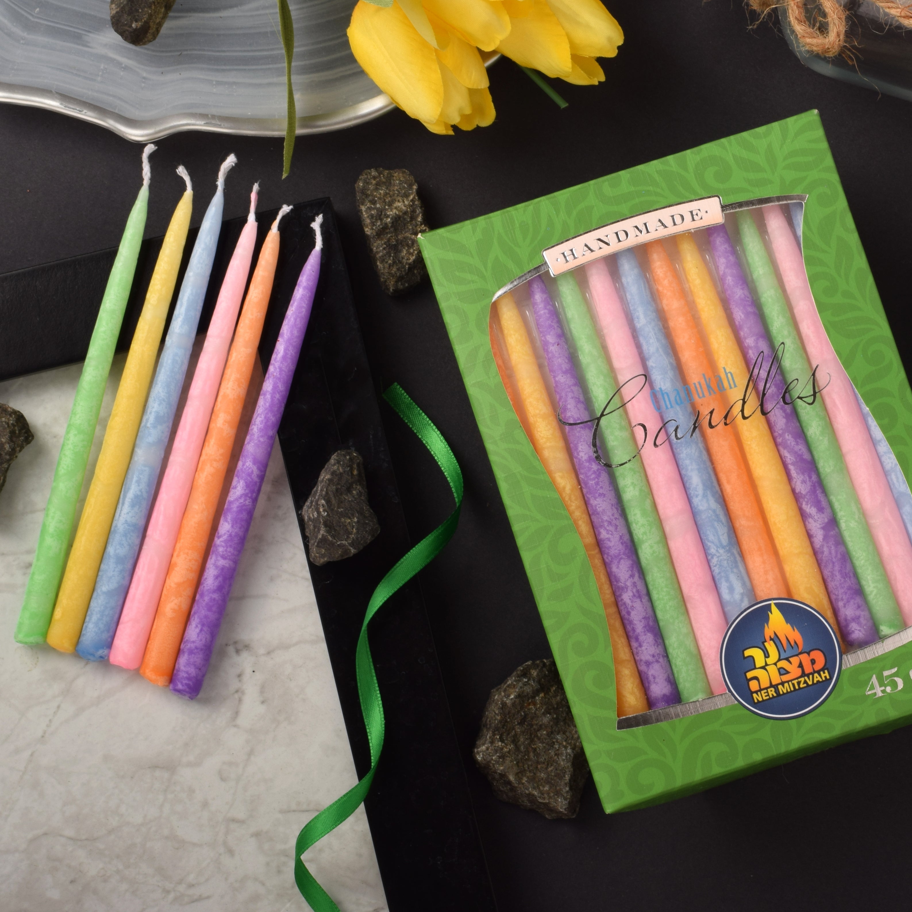 Chanukah Candle Pastel 45ct