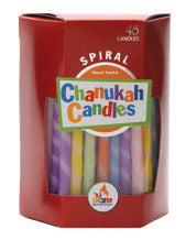 Chanukah Candle Spiral 45ct