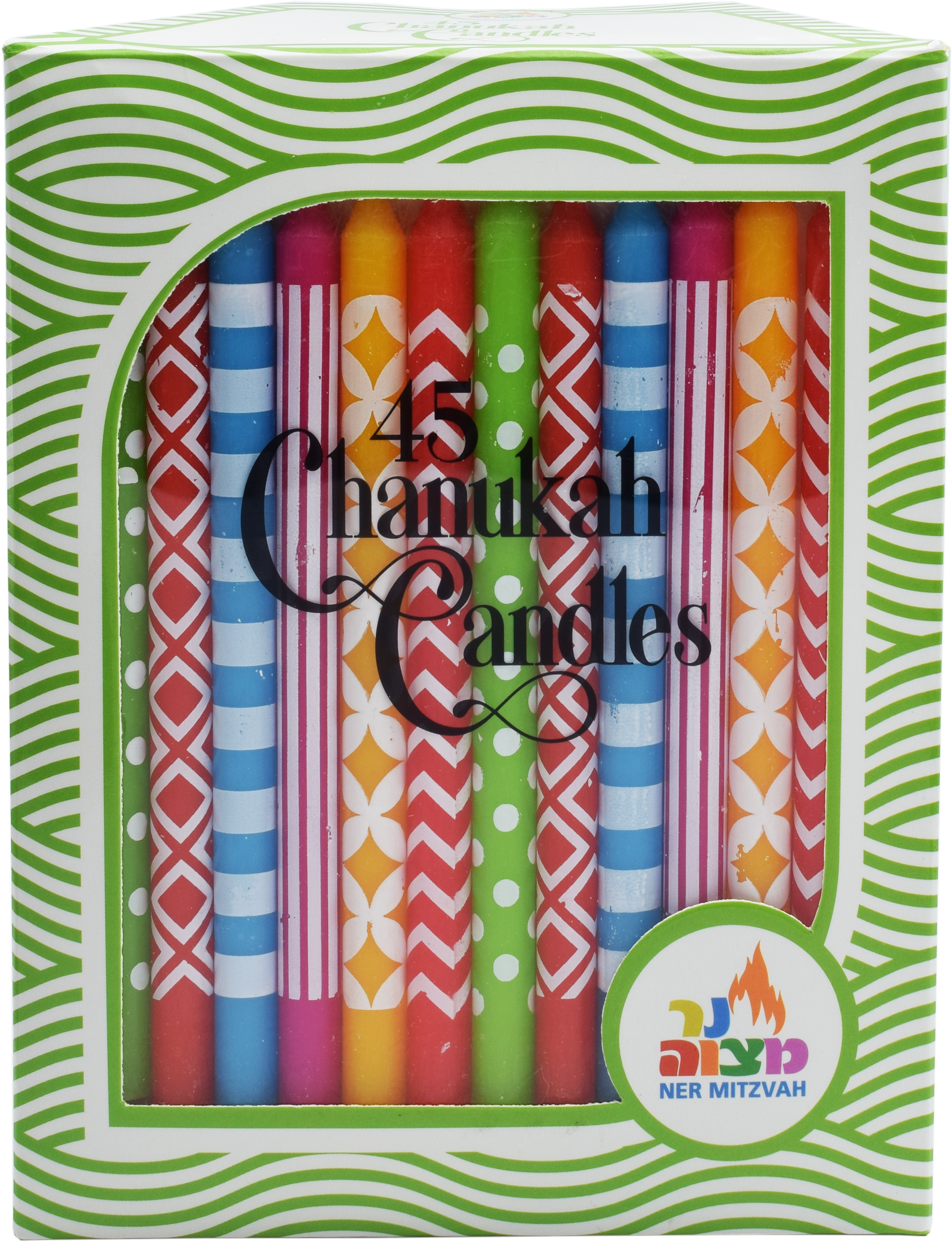 Chanukah Candle Multi 45ct