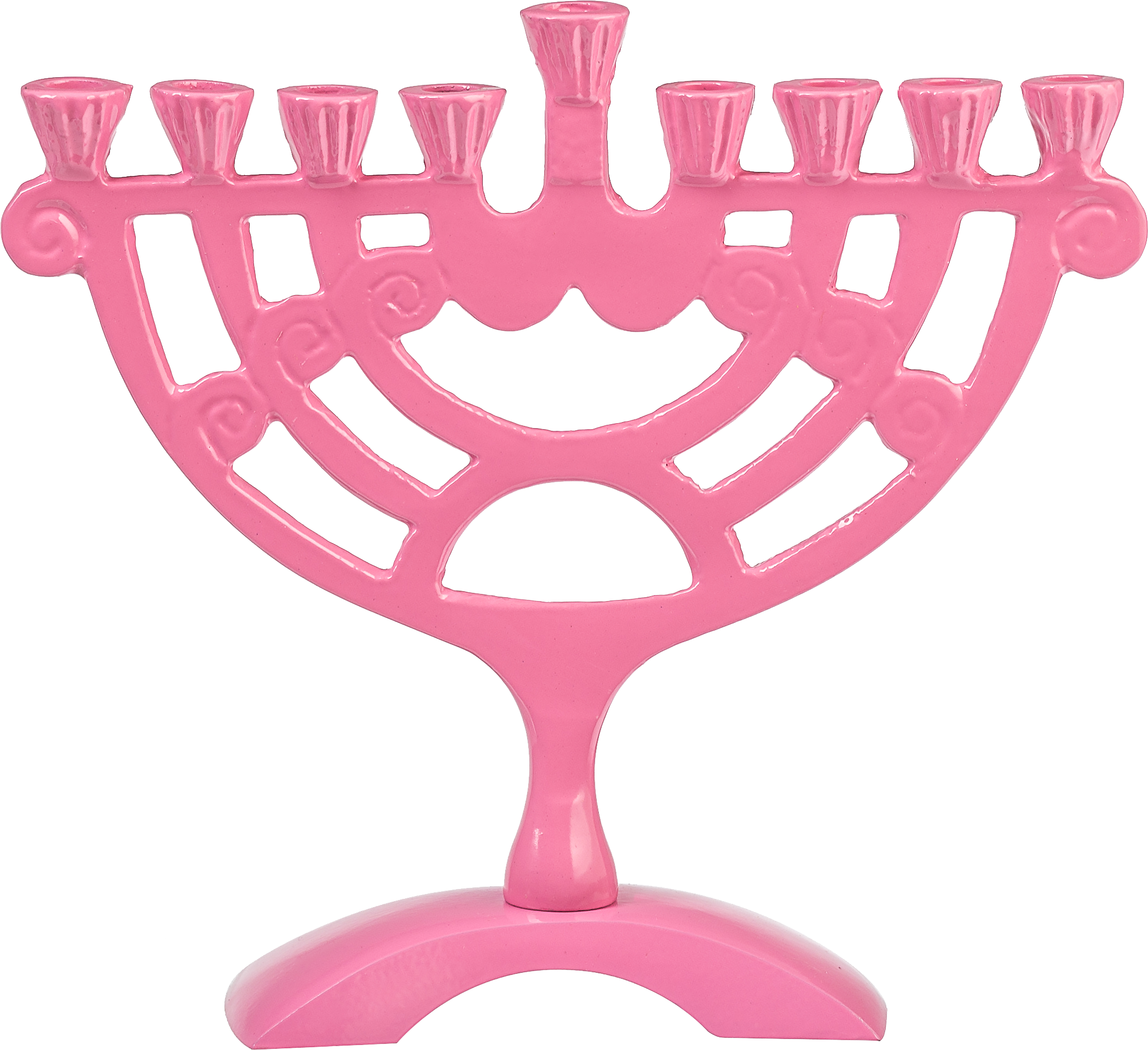 Menorah Candle 6" Pink