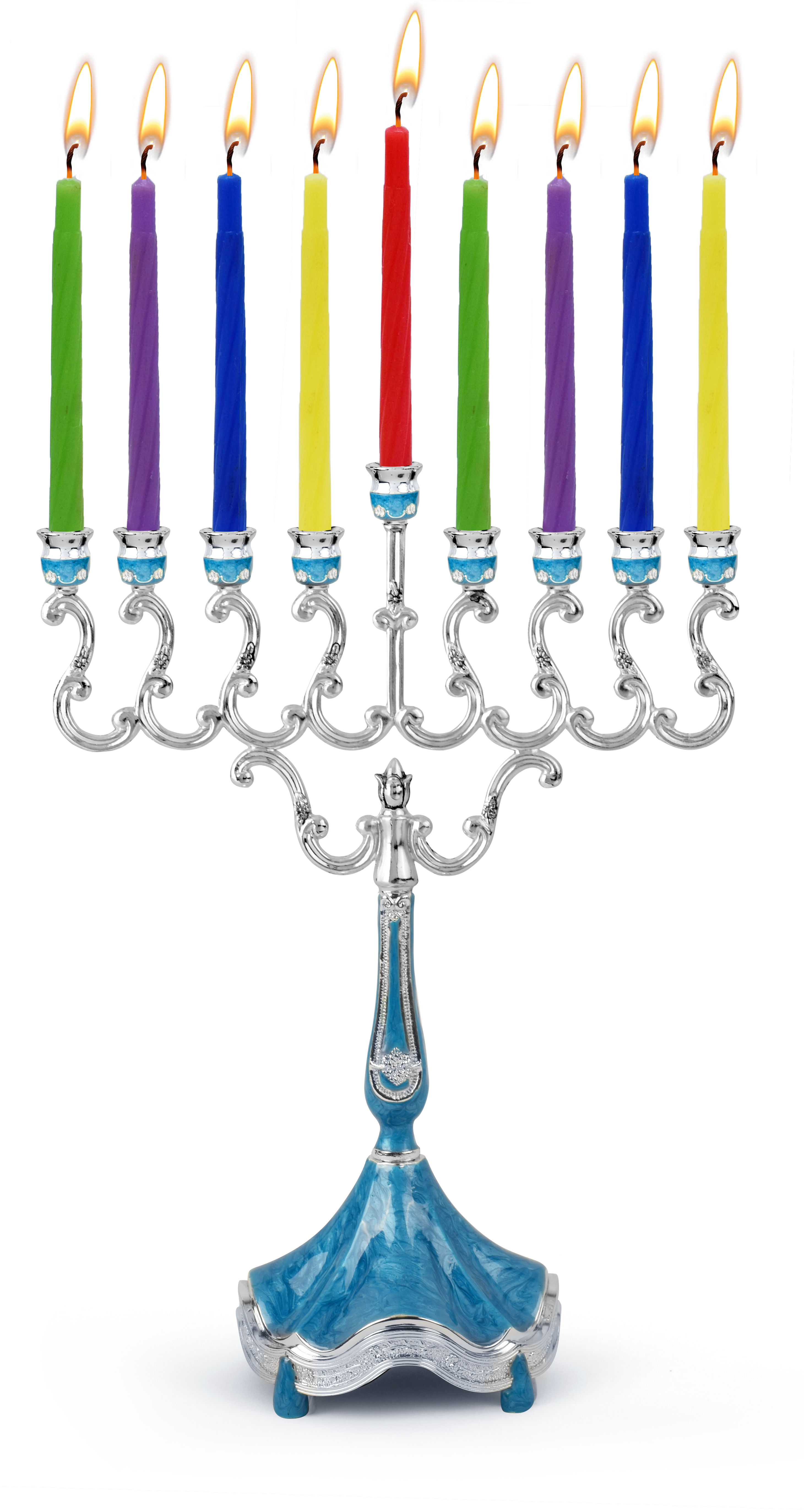 Menorah Candle 6" BlueMarbl SP